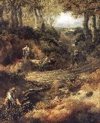 Thomas Gainsborough Detail of Cornard Wood oil painting